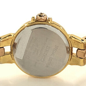 【1円スタート】 訳あり セイコー 腕時計 V111-0AG0 ソーラー ピンク レディース SEIKOの画像4