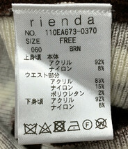 美品 リエンダ ニットワンピース レディース F M rienda [0502]_画像4