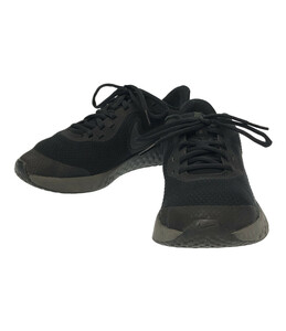  Nike low cut спортивные туфли бег обувь Revolution 5 BQ5671-001 женский 23.5 M NIKE [0502]