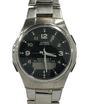 【1円スタート】 訳あり カシオ 腕時計 WVA-M480 ウェーブセプター クオーツ ブラック メンズ CASIO_画像1
