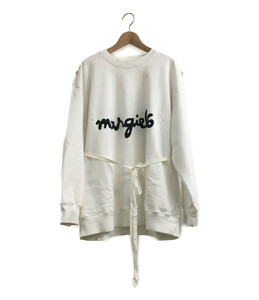  bib front Layered Logo sweat oversize lady's M M Martin Margiela 6 [0604]