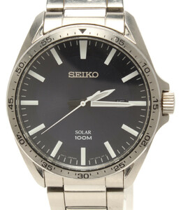 セイコー 腕時計　 V157-0CP0 ソーラー ブラック メンズ SEIKO