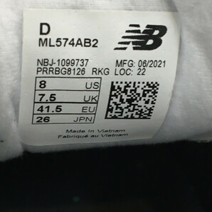 ニューバランス ローカットスニーカー ML574AB2 メンズ 26 M new balanceの画像4