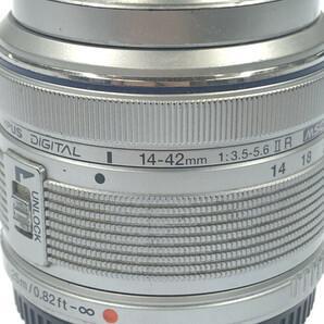 【1円スタート】 訳あり 交換用レンズ M.ZUIKO DIGITAL 14-42mm F3.5-5.6 II R MSC OLYMPUSの画像5