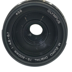 訳あり 交換用レンズ M.ZUIKO DIGITAL ED 75-300mm F4.8-6.7 II MSC OLYMPUSの画像3