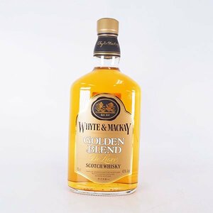 1円～★ホワイト & マッカイ ゴールデン ブレンド デラックス 750ml 43% スコッチウイスキー WHYTE & MACKAY D070165