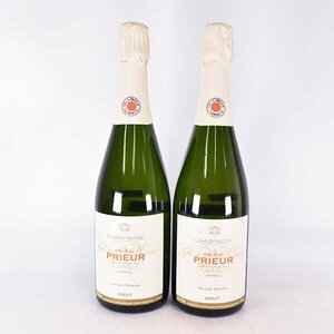 2本セット★グラン プリウール ブリュット 750ml 12% シャンパーニュ GRAND PRIEUR D07S002