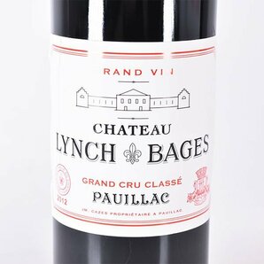 1円～★シャトー ランシュ バージュ 2012年 赤 750ml 13% ポイヤック Chateau Lynch Bages D070086の画像1