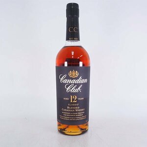 1円～★カナディアン クラブ クラシック 12年 ★サントリースピリッツ輸入品 700ml 40% カナディアン Canadian Club D070451