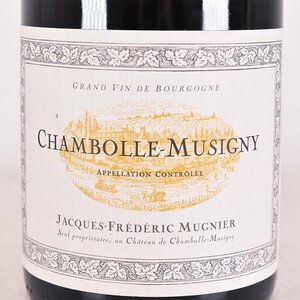 1円～★ジャック フレデリック ミュニエ シャンボール ミュジニー 2009年 赤 750ml 13% Jacques Frederic Mugnie D140009