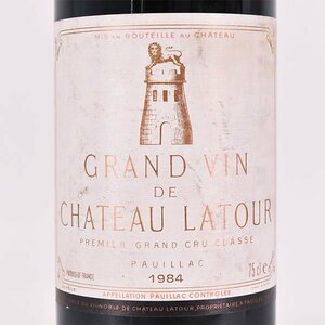 1円～★シャトー ラトゥール 1984年 赤 ※ 750ml 14%未満 ポイヤック ★五大シャトー Chateau LATOUR D140283