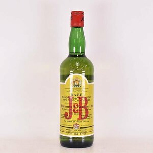 1円～★J&B ジャスティン＆ブルックス レア ★特級 750ml 43% スコッチウイスキー Justerini & Brooks D140443