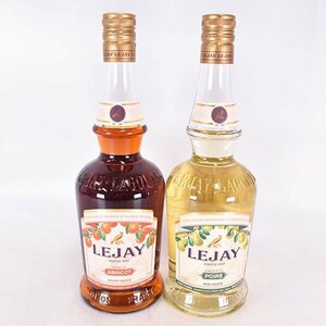 2本セット★ルジェ アプリコット / ペアー 700ml 15/21% フランス リキュール LEJAY D14S009