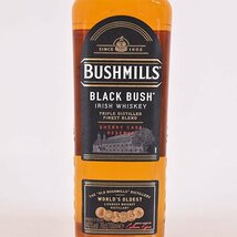 1円～★ブッシュミルズ ブラック ブッシュ シェリーカスク リザーブ 700ml 40% アイリッシュウイスキー BUSHMILLS D140024_画像2