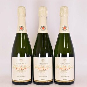 3本セット★グラン プリウール ブリュット 750ml 12% シャンパーニュ GRAND PRIEUR D14S065