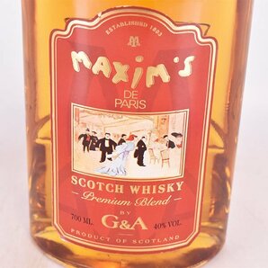 ★マキシム ド パリ プレミアム ブレンド ※ 700ml 40% スコッチウイスキー MAXIM'S DE PARIS D140055の画像2