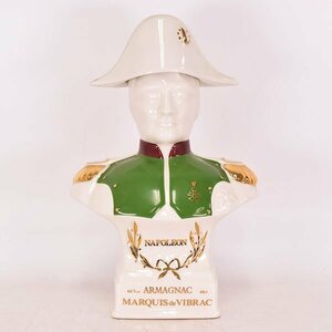 ★マルキ ド ヴィブラック ナポレオン 胸像 陶器 ※ 500ml/1,104g 40% アルマニャック MARQUIS DE VIBRAC D140190