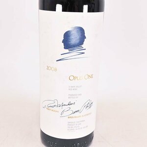 1円～★オーパス ワン 2008年 赤 ※ 750ml 14.5% ナパヴァレー OPUS ONE E060038