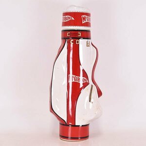 訳有★1円～★マックギボンズ ゴルフバッグ 陶器ボトル 白赤 ※ 700ml/1,318g 43% スコッチウイスキー Mc GIBBON'S D140438