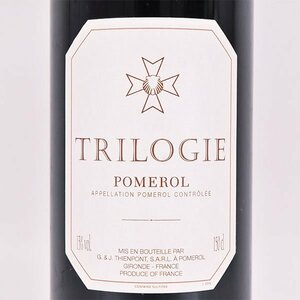 ★トリロジー ド ル パン ポムロール 赤 1500ml/マグナム 13% ポムロル Trilogie de Le Pin D140231