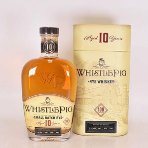 * whistle pig10 year small bachilai* box attaching 700ml 50% Canadian lai whisky WHISTLE PIG D290444