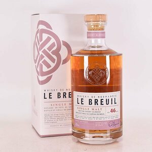 1円～★シャトー ド ブルイユ シングルモルト シェリー オロロソ ＊箱付 700ml 46% フランス ウイスキー Chateau du Breuil D290363