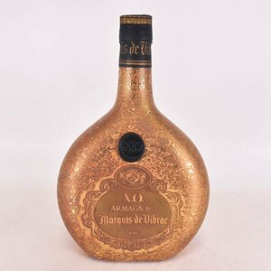 1円～★マルキ ド ヴィブラック XO 金/ゴールド 陶器ボトル ※ 700ml/1,283g 40% アルマニャック MARQUIS DE VIBRAC D290407