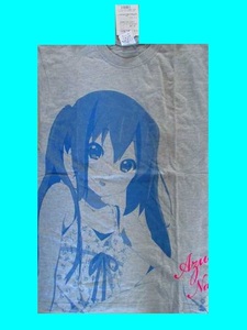 けいおん　中野梓　Tシャツ　グレー　Lサイズ