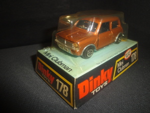 Dinky １７８ Mini clubman Shop Display Model.（６０年代絶版）ミニ・クラブマン　店舗専用モデル.