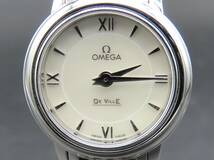 1円～! ジャンク品★正規品 OMEGA オメガ デビル プレステージ 424.10.27.60.05.001 シェルダイヤル 純正ブレス レディース腕時計 TTKLGW6_画像2