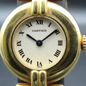 1円～! ジャンク品★正規品 Cartier カルティエ 881095 コリゼ 18金 YG 金無垢 総重量21.0g 純正ブレス レディース腕時計 TTKLG5146の画像2