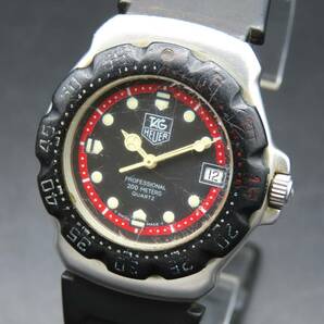 1円～! 稼動品★正規品 TAG HEUER タグホイヤー WA1214 フォーミュラ1 プロフェッショナル200ｍ クォーツ デイト ボーイズ腕時計 TTKLG5603の画像1