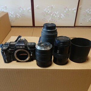 MINOLTA カメラ 望遠レンズ？ ジャンク