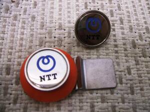 貴重？！NTT　マークピン　ピンバッジ　2点セット　ロゴマーク 記章 徽章 襟章 紋章 電電公社 ピンズ メダル ピンバッチ
