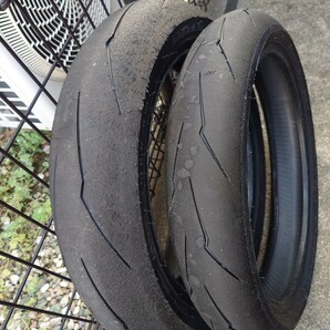 PIRELLI DIABLO SUPERCORSA V3 SC1 ピレリ スーパーコルサ 中古 110/70/17 140/70/17 CBR250RR R25 ニンジャなど の画像2