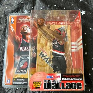 1円スタート！NBA シリーズ3 ラシード ウォーレス ポートランドブレイザーズ Rasheed Wallace マクファーレン McFarlane バスケットボール