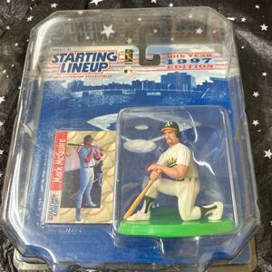 1円スタート！MLB Kenner Starting Line Up フィギュア マーク マグワイワ　1997 オークランドアスレチックス 専用ケース入り McGwire 