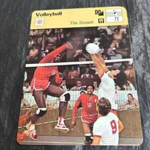 1978 Sports Caster Card 1976年 モントリオールオリンピック 男子バレーボール　キューバ対ポーランド