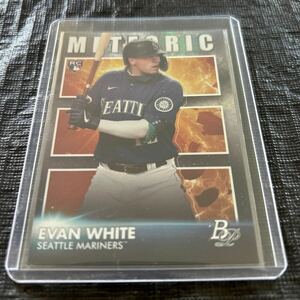 MLB Bowman Platinum 2021 Evan White Rookie Meteoric Seattle Mariners エバン ホワイト　ルーキーカード　シアトルマリナーズ