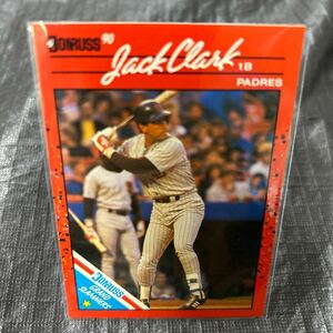 MLB 1990 Donruss Jack Clark SD Padres ジャッククラーク サンディエゴパドレス No.11 メジャーリーグ