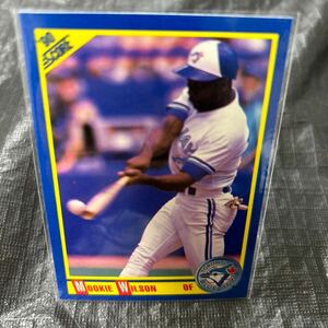 MLB 1990 Score Mookie Wilson Toronto Blue Jays ムーキーウィルソン　トロントブルージェイズ　No.448 メジャーリーグ