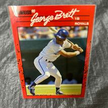 MLB Donruss 1990 George Brett KC Royals No.144 ジョージブレット　カンザスシティロイヤルズ　殿堂入り選手　Hall Of Famer_画像1