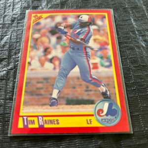 1990 Score Tim Rains Montreal Expos No.409 ティムレィンズ　モントリオールエキスポス