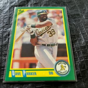 1990 Score Dave Parker Oakland Athletics No.135 デーブパーカー オークランドアスレチックス