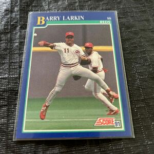 1991 Score Barry Larkin シンシナティレッズNo.505 バリーラーキン