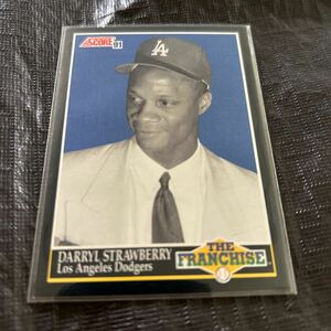 1991 Score The Franchise Darryl Strawberry LA Dodgers No.884 ダリルストロベリー ロスアンゼルスドジャース