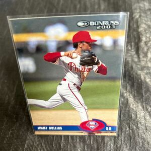 2003 Donruss Jimmy Rollins Philadelphia Phillies ジミーロリンズ フィラデルフィアフィリーズ No.351