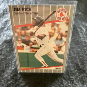 1989 Fleer Jim Rice Boston Red Sox No.97