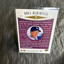 1995 Upper Deck SP October Legends Orel Hershiser LA Dodgers No.108_画像2
