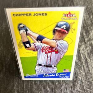 2002 Fleer Traditional Chipper Jones Atlanta Braves No.223